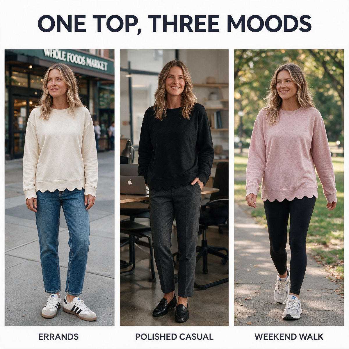 Lightweight Scalloped Tunic Top PDP image 8