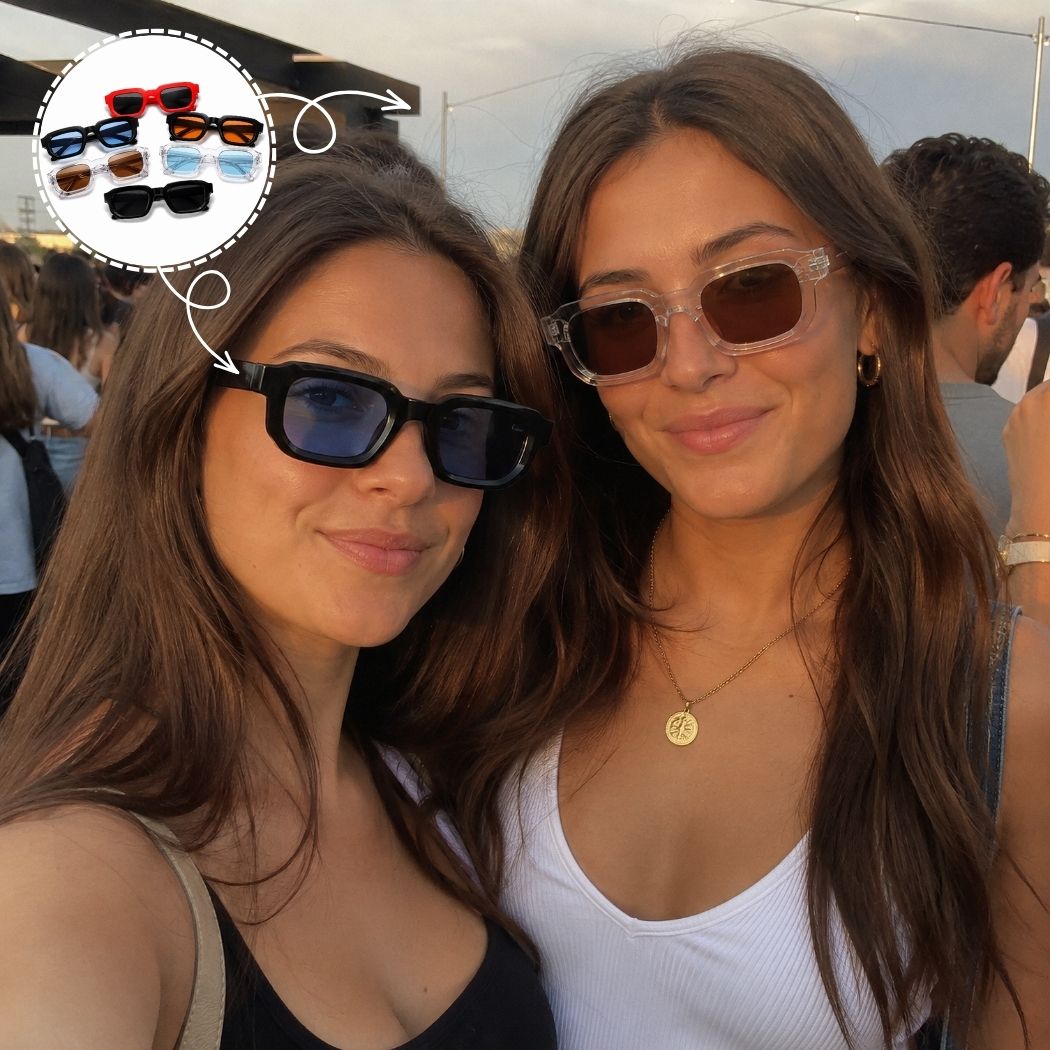 7-Pack Rectangle Sunglasses