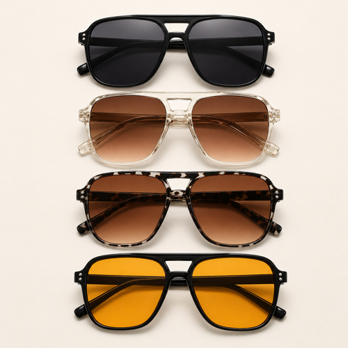 4-Pack Aviator Sunglasses
