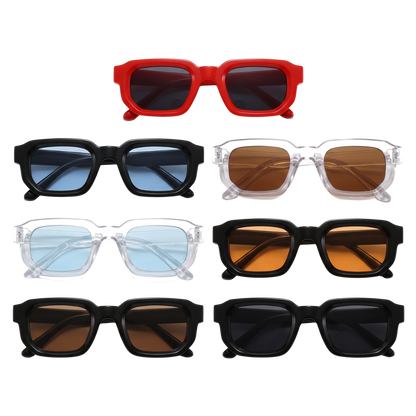 7-Pack Rectangle Sunglasses
