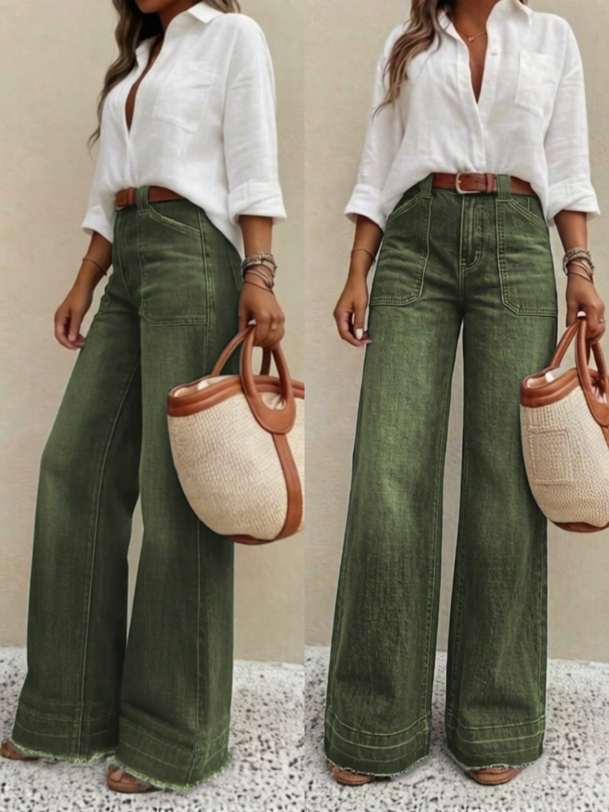 Olive green colourway