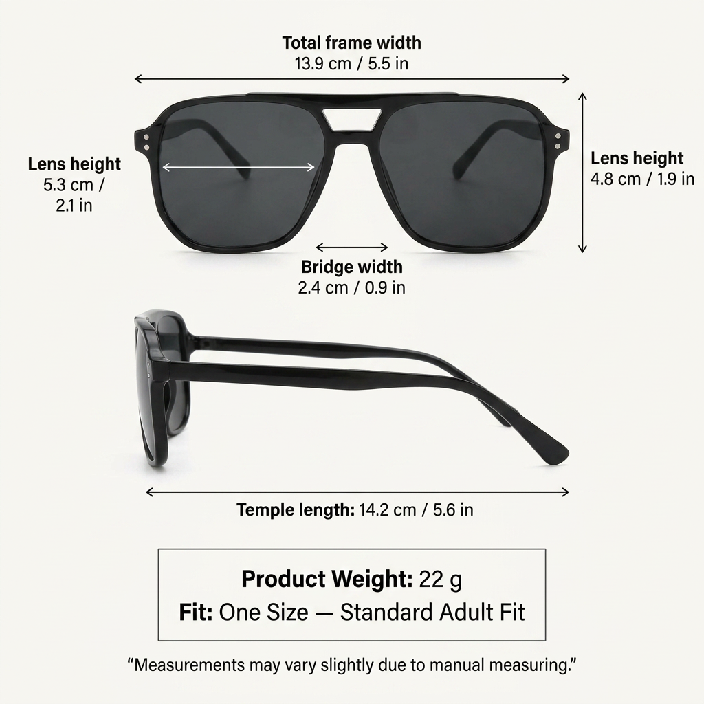 4-Pack Aviator Sunglasses