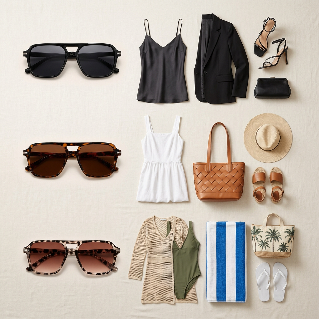 4-Pack Aviator Sunglasses