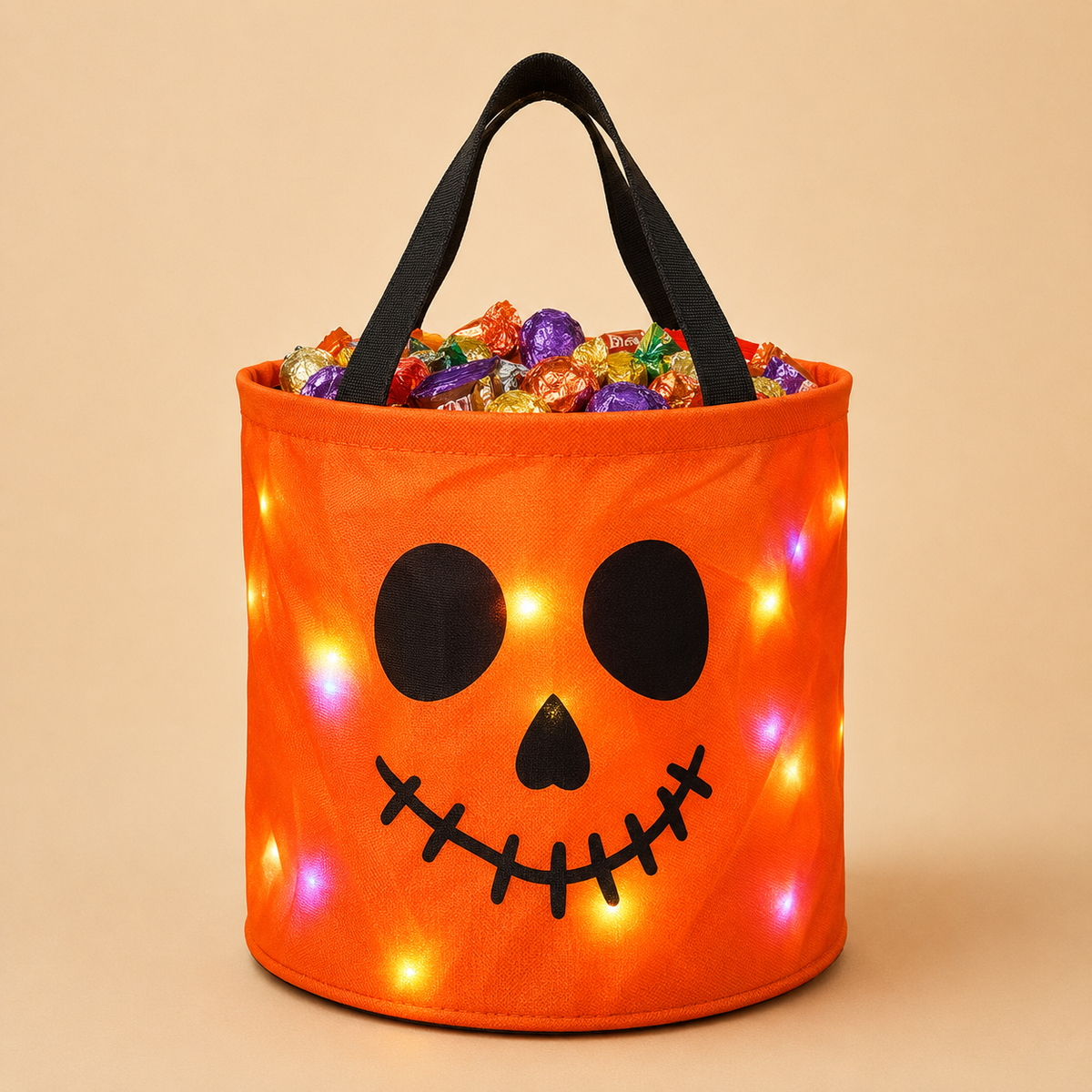LED Halloween Candy Bucket