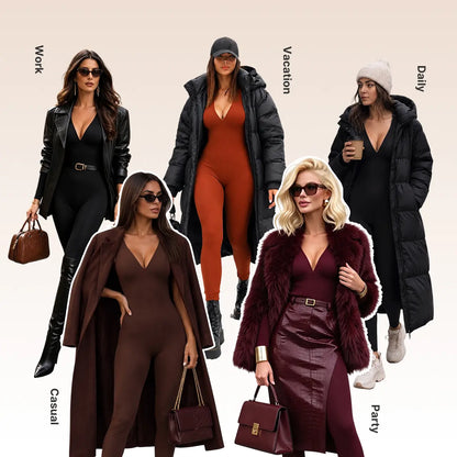 Jumpsuit styled for work, casual, vacation, daily and party