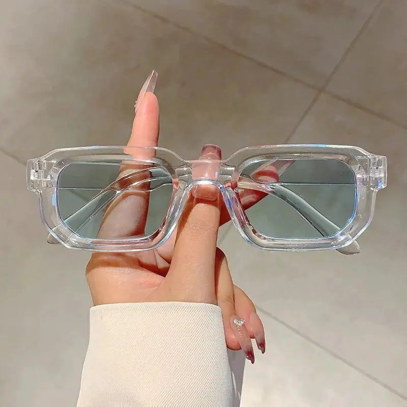 Vintage rectangle sunglasses detail
