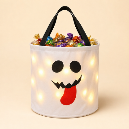 LED Halloween Candy Bucket